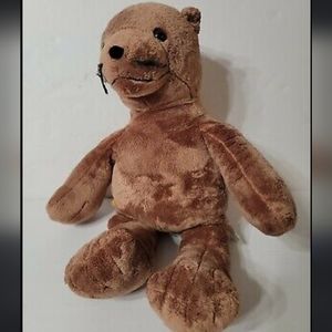 EUC BAB Build-A-Bear plush stuffed toy Sea Lion brown St.Louis Mo Zoo Exclusive